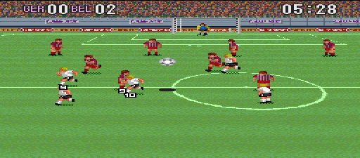 Super Soccer (Nintendo Super System) Screenshot 1